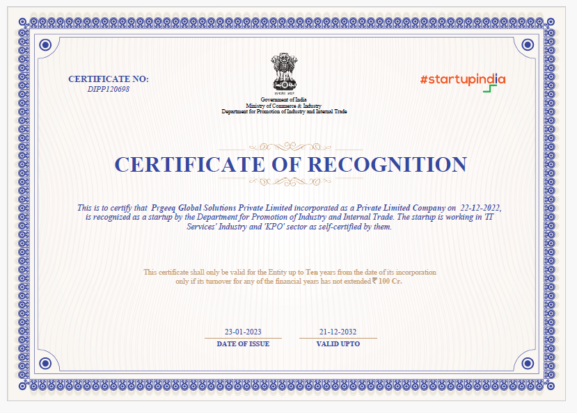 certification